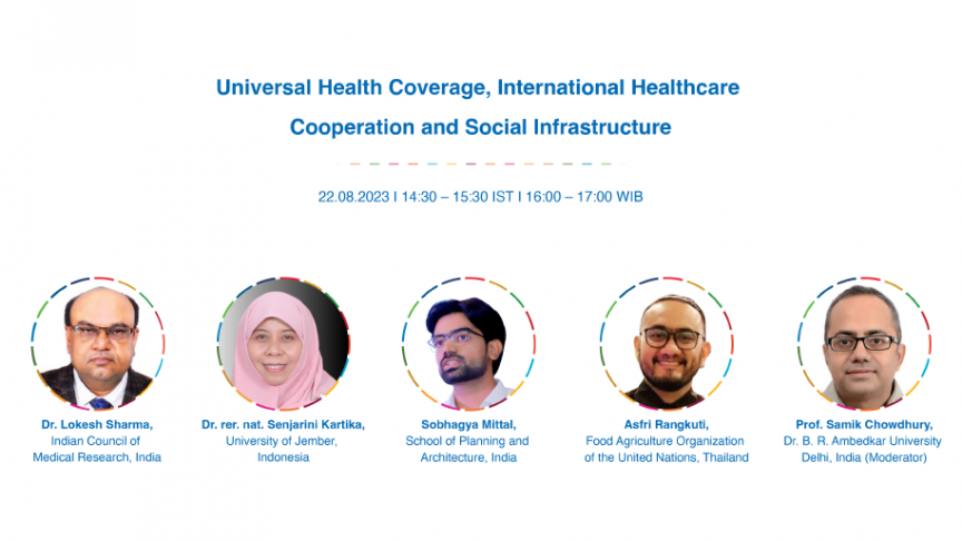 Pictures and details of speakers for day three Pictures and details of speakers for day one Universal Health Coverage, International Healthcare Cooperation and Social Infrastructure
